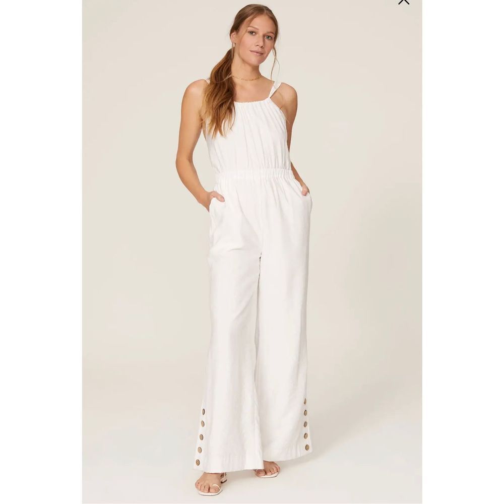 NWT Jonathan Simkhai Serenity White Jumpsuit